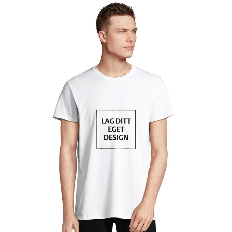 Recycled Unisex Crewneck T-shirt | Design Your Own Custom Print Tee