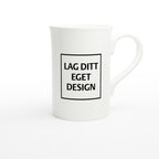 White Porcelain Slim Mug | Custom Print