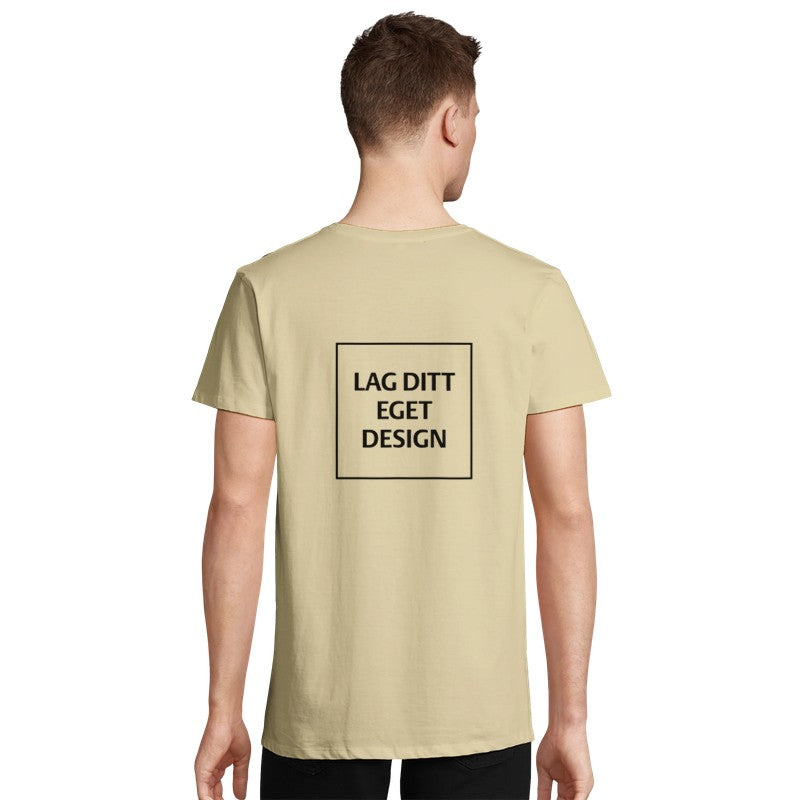 Recycled Unisex Crewneck T-shirt | Design Your Own Custom Print Tee