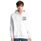 Organic Unisex Zip Hoodie | Custom Embroidery