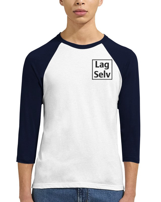Create Your Own Unisex Raglan 3/4 Sleeve T-Shirt | With Custom Embroidery