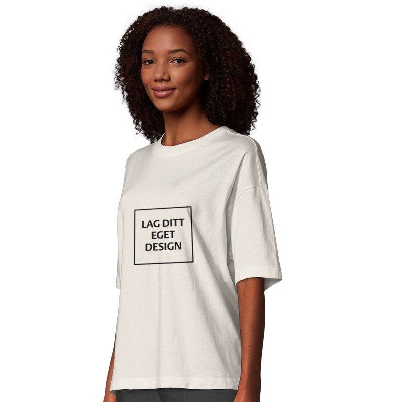 Organic Oversized Women's T-shirt | Create Your Own Custom Printed Tee