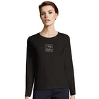 Women's Custom Long Sleeve Fitted T-Shirt | Design Your Own Embroidery