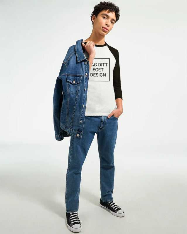 Unisex 3/4 Sleeve Raglan T-Shirt – Create Your Unique Design