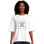 Organic Oversized Women's T-shirt | Create Your Own Custom Printed Tee