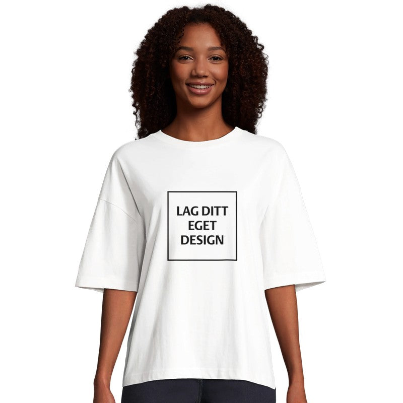 Organic Oversized Women's T-shirt | Create Your Own Custom Printed Tee