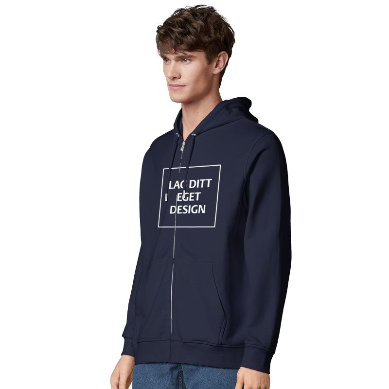 Custom Organic Zip Hoodie | Unisex Personalized Apparel