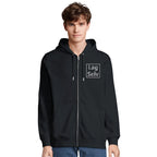 Organic Unisex Zip Hoodie | Custom Embroidery