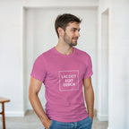 Custom Heavyweight Unisex Crewneck T-Shirt | Design Your Own Print