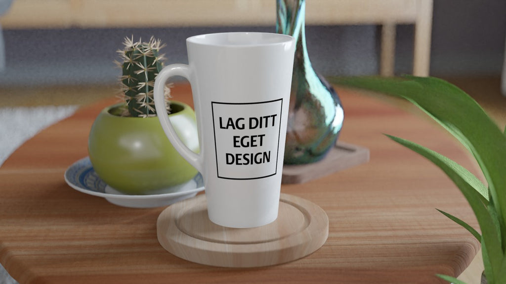 Ceramic Latte Mug 17oz Large Blank White | Design Your Own