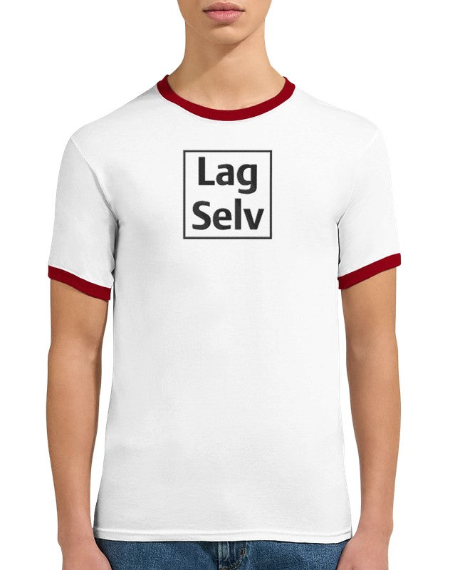 Unisex Ringer T-shirt with Embroidery - Design Your Own