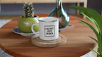 Classic Enamel Mug 12oz White with Silver Rim | Design Your Own