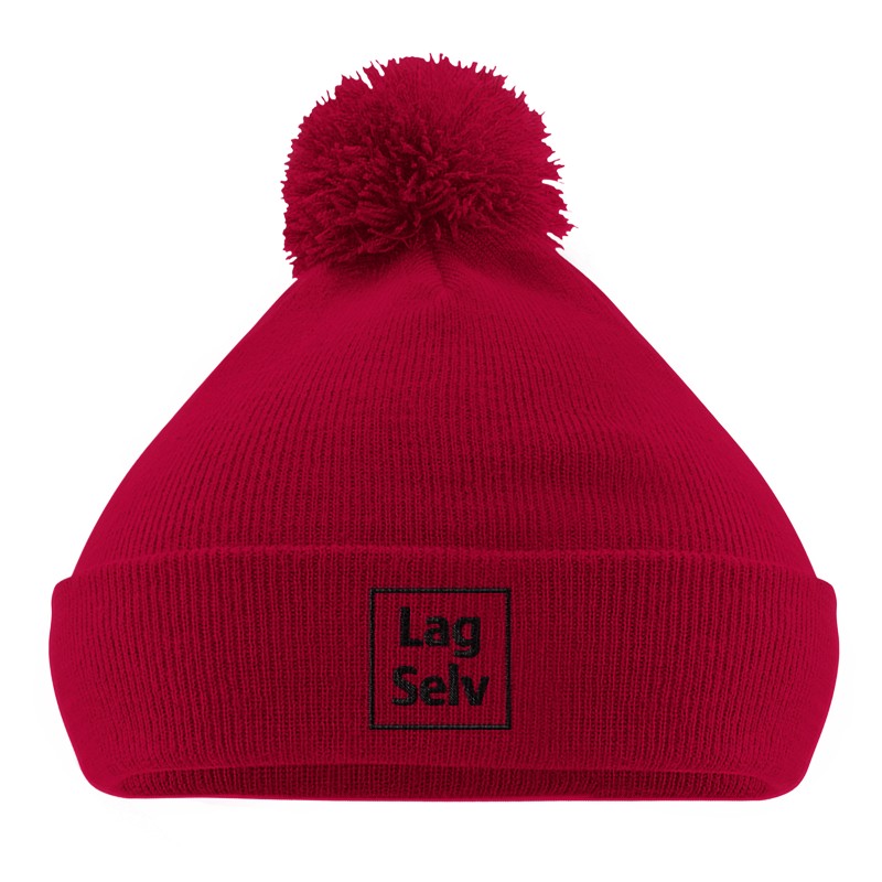 Custom Pom Pom Beanie | Design Your Own with Embroidery