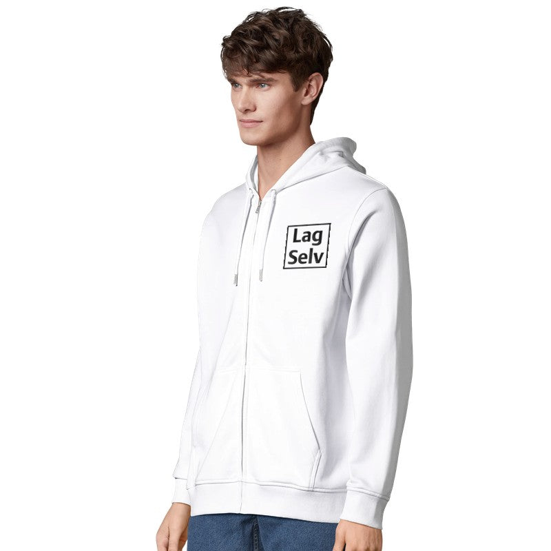 Organic Unisex Zip Hoodie | Custom Embroidery