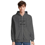 Custom Organic Zip Hoodie | Unisex Personalized Apparel