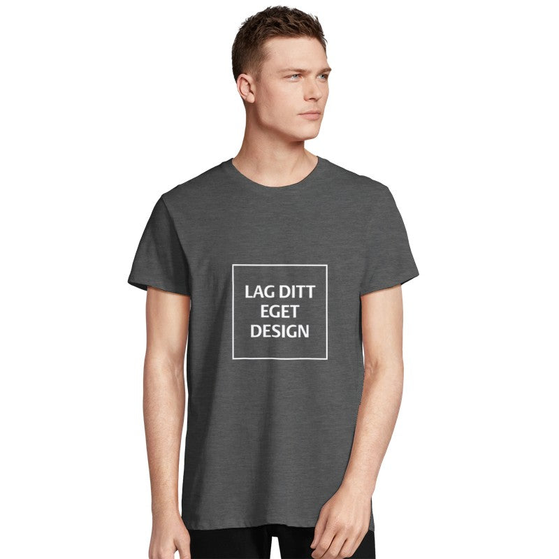 Recycled Unisex Crewneck T-shirt | Design Your Own Custom Print Tee