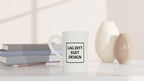 Classic Porcelain Mug Slim 10oz Blank White | Design Your Own