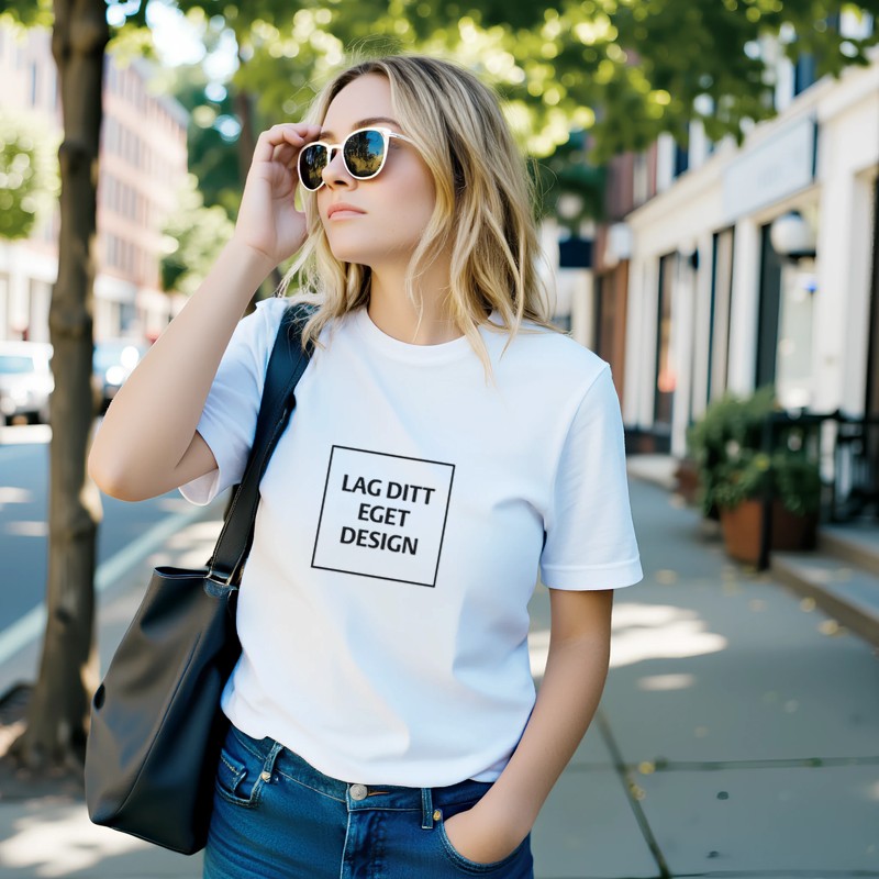 Premium Unisex Crewneck T-Shirt | Design Your Own with Custom Print