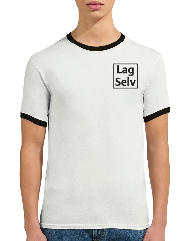 Unisex Ringer T-shirt with Embroidery - Design Your Own