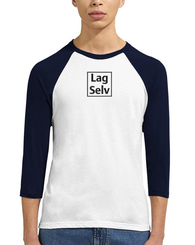 Create Your Own Unisex Raglan 3/4 Sleeve T-Shirt | With Custom Embroidery
