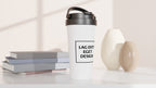Stainless Steel Thermos Mug 15oz White with Lid | Design Your Own