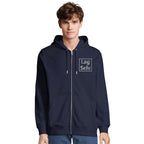 Organic Unisex Zip Hoodie | Custom Embroidery
