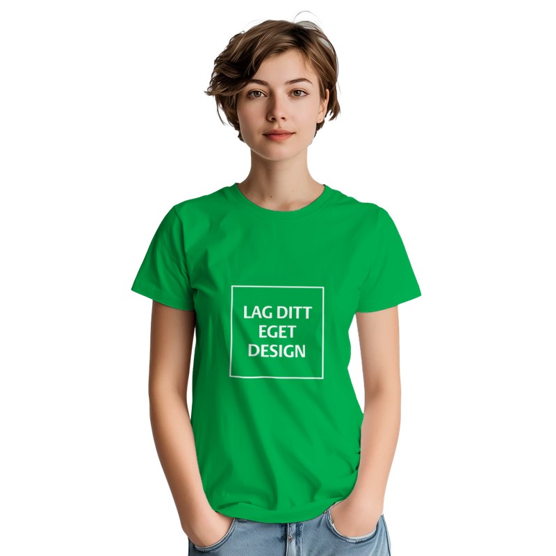 Custom Heavyweight Unisex Crewneck T-Shirt | Design Your Own Print