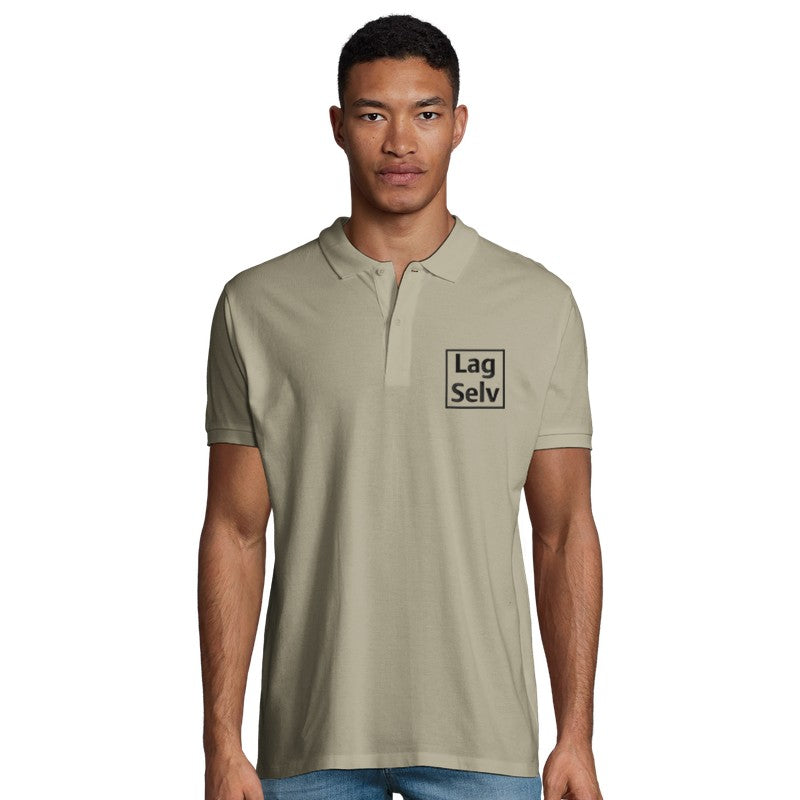 Men's Organic Cotton Polo Shirt – Design Your Own with Custom Embroidery
