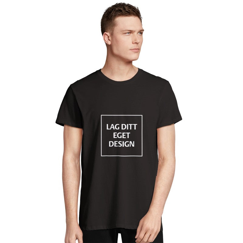 Recycled Unisex Crewneck T-shirt | Design Your Own Custom Print Tee