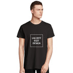 Recycled Unisex Crewneck T-shirt | Design Your Own Custom Print Tee