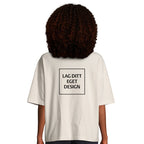 Organic Oversized Women's T-shirt | Create Your Own Custom Printed Tee
