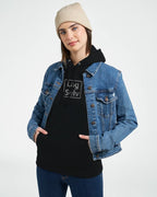 Premium Women's Pullover Hoodie with Custom Embroidery