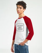 Unisex 3/4 Sleeve Raglan T-Shirt – Create Your Unique Design
