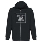 Custom Organic Zip Hoodie | Unisex Personalized Apparel