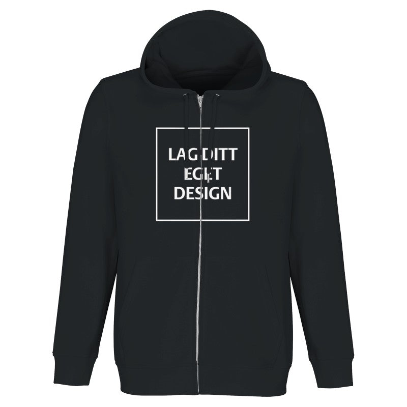 Custom Organic Zip Hoodie | Unisex Personalized Apparel