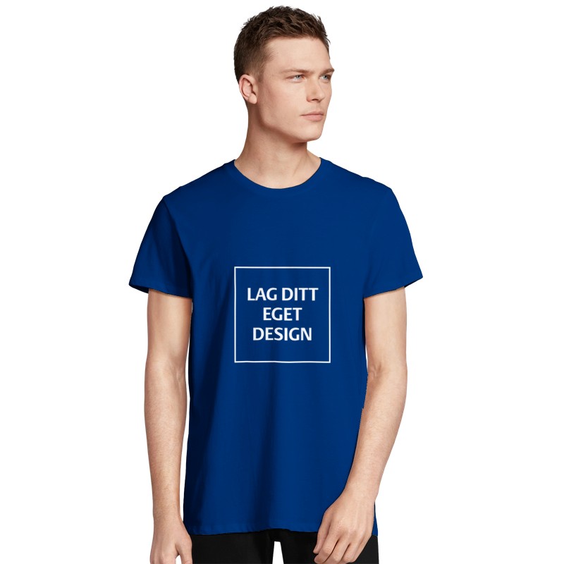Recycled Unisex Crewneck T-shirt | Design Your Own Custom Print Tee