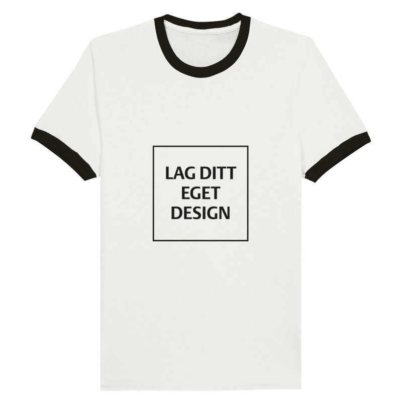 Unisex Ringer T-shirt with Custom Print
