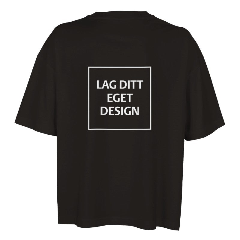 Organic Oversized Women's T-shirt | Create Your Own Custom Printed Tee