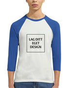 Unisex 3/4 Sleeve Raglan T-Shirt – Create Your Unique Design