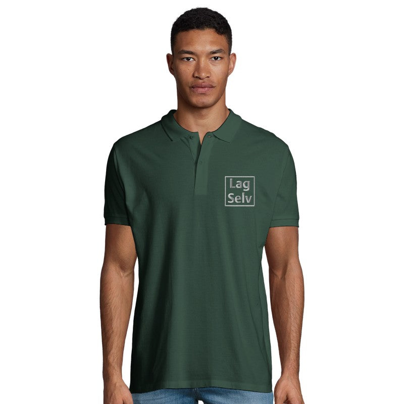 Men's Organic Cotton Polo Shirt – Design Your Own with Custom Embroidery