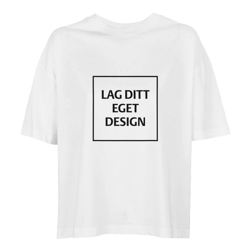 Organic Oversized Women's T-shirt | Create Your Own Custom Printed Tee
