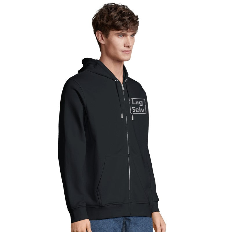 Organic Unisex Zip Hoodie | Custom Embroidery