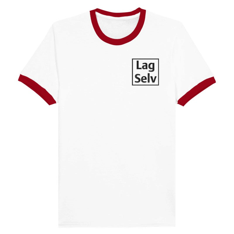 Unisex Ringer T-shirt with Embroidery - Design Your Own