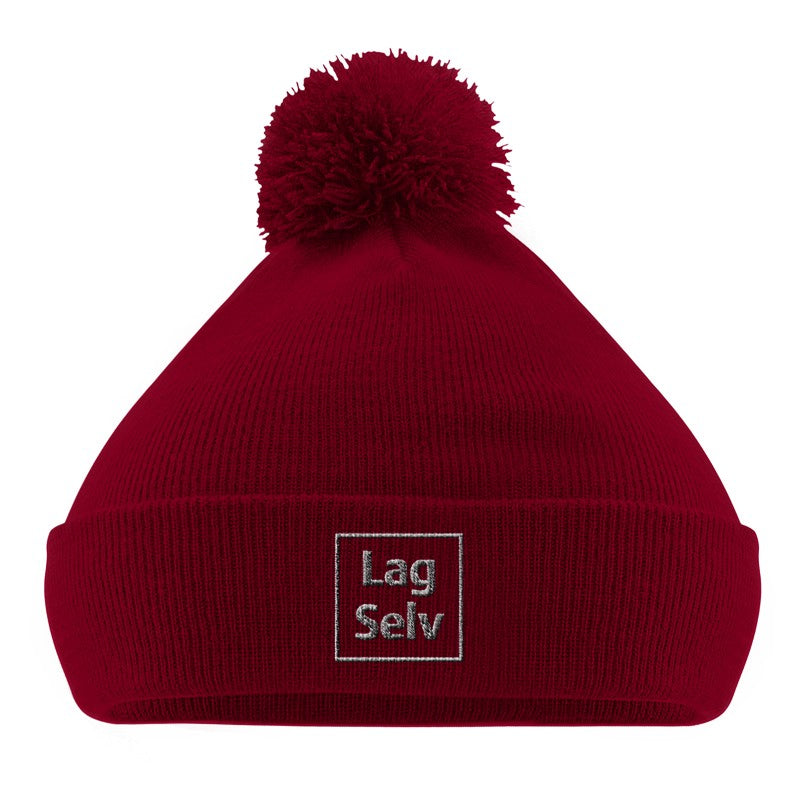 Custom Pom Pom Beanie | Design Your Own with Embroidery