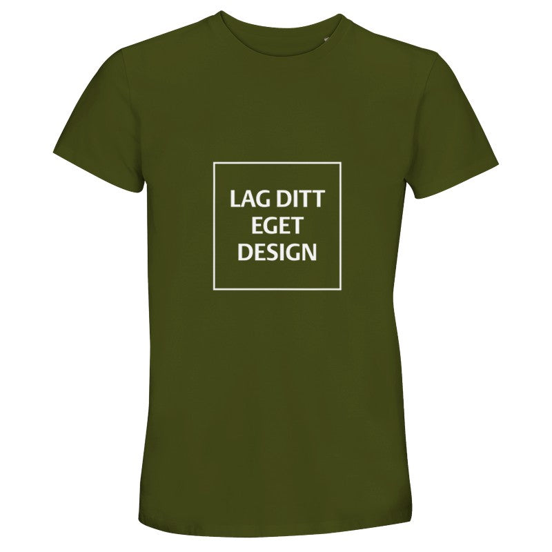 Recycled Unisex Crewneck T-shirt | Design Your Own Custom Print Tee