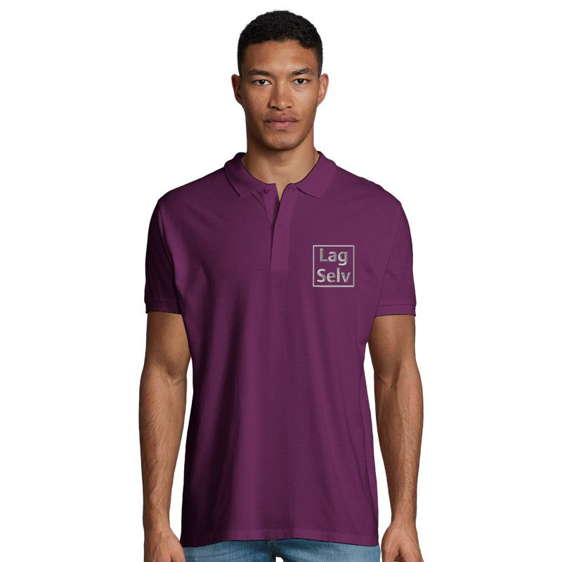 Men's Organic Cotton Polo Shirt – Design Your Own with Custom Embroidery