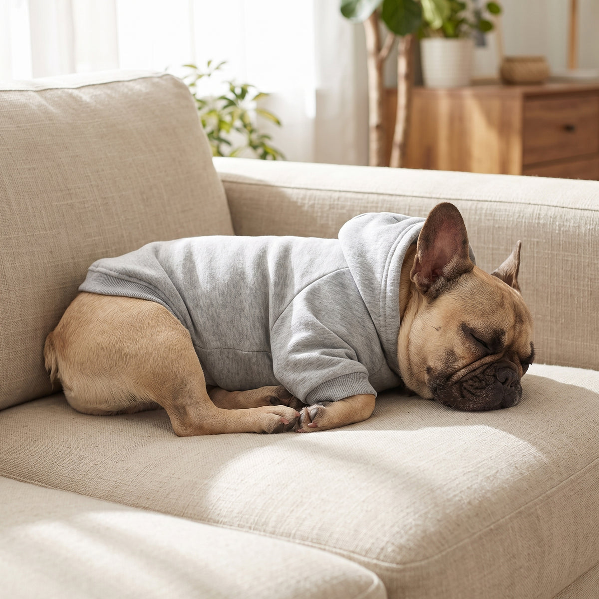 Custom Dog Hoodie with Print | Warm Fleece Sweatshirt for Dogs