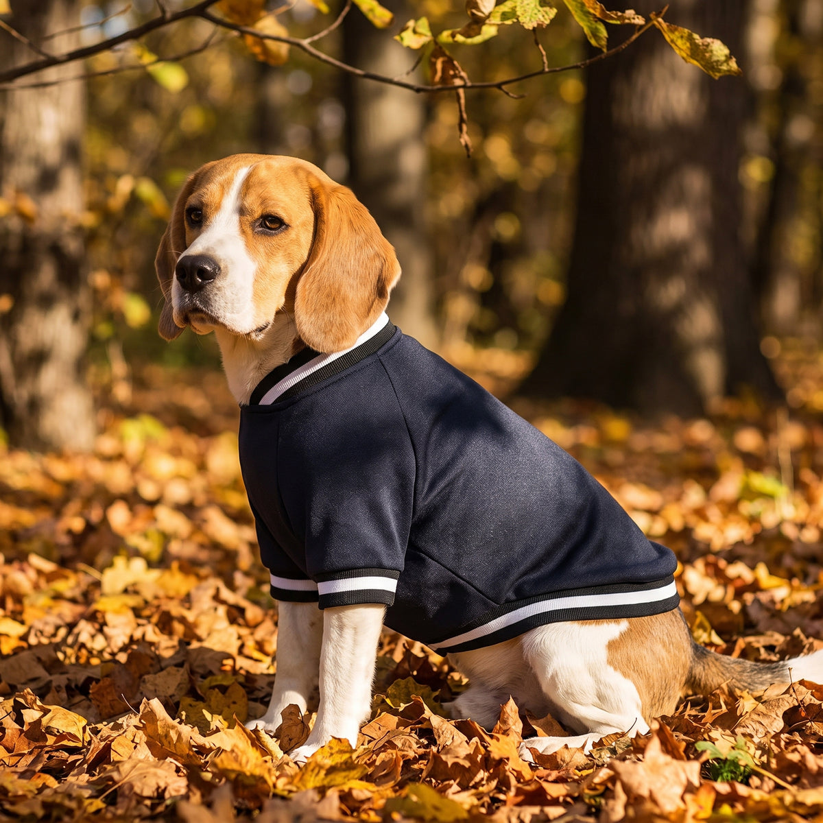 Custom Dog Varsity Jacket with Print | College Baseball Jacket for Dogs
